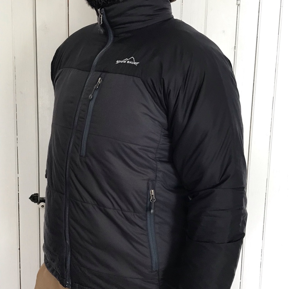 Eddie Bauer 365 parka men’s medium black and gray